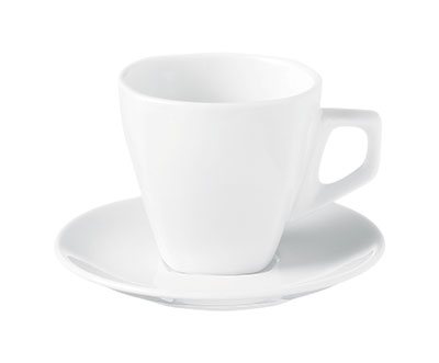FORTIS PRIMA White Espresso Saucer 12cm | Elegant Fine China Catering Product