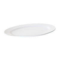 Fortis Prima White Oval Platter 31cm - Elegant Catering Plate from Chavda.com