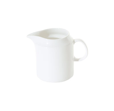 FORTIS PRIMA White Creamer 25cl - Porcelain Serving Jug - Elegant Milk Pitcher