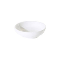 FORTIS PRIMA White Round Dish, 8cm. Elegant and durable catering dish.