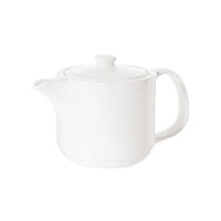 FORTIS PRIMA White Tea Pot with Lid 50cl - Ceramic Teapot for Catering