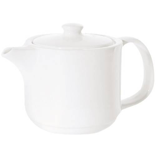 White Teapot with Lid | FORTIS PRIMA Tea Pot 50CL | White Tea Kettle by Chavda.com