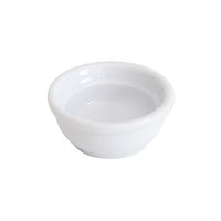 FORTIS PRIMA White Sauce Dish 6.5cm - Small White Ceramic Condiment Bowl, Dipping Dish, Appetizer Serving, Tableware