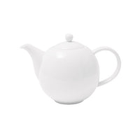 FORTIS PRIMA White Teapot 50cl | Tea Pot with Lid | Elegant Fine China for Catering