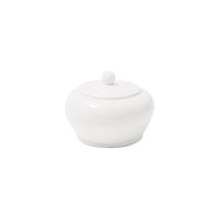 FORTIS PRIMA White Sugar Bowl with Lid - 20cl Porcelain Catering Restaurant Supplies DA-304