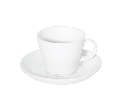 FORTIS PRIMA White Alfa Espresso Cup 6cl | Fine China for Catering | Chavda.com