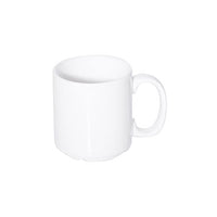 FORTIS Prima White Stacking Mug - Durable Catering Mug - Commercial Restaurant Coffee/Tea Mug - Stackable Design