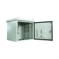 LINKQNET 12U 600×600 IP65 OUTDOOR NETWORK CABINET WITH 2-FANS - RCK-DA65-6612-IP65