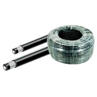 DAR1110 Compressor Air Hose Rubber 8x100M Italy - Reinforced Rubber, Fittings, -40 to +80°C, 20 BAR