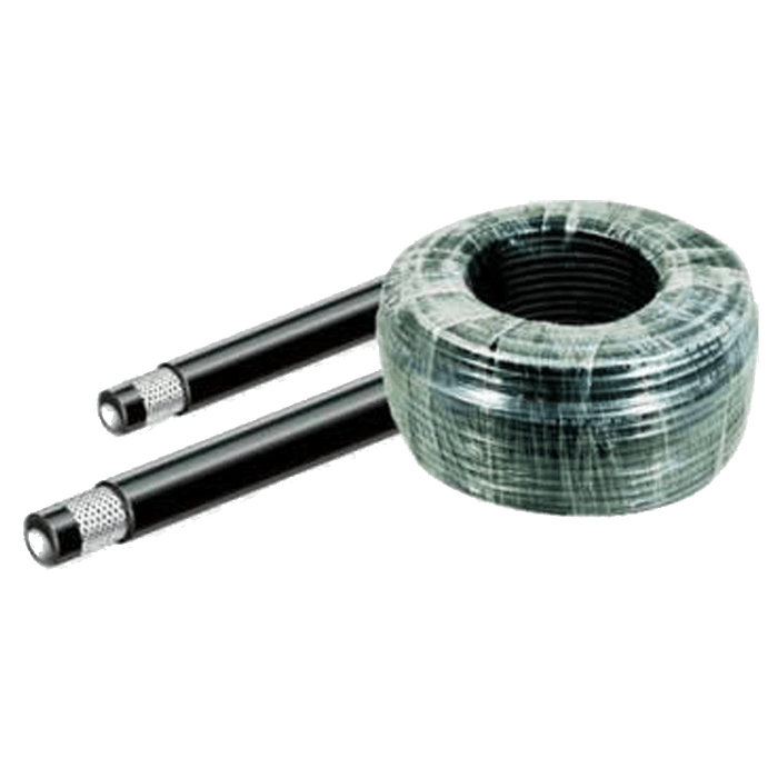 DAR1110 Compressor Air Hose Rubber 8x100M Italy - Reinforced Rubber, Fittings, -40 to +80°C, 20 BAR