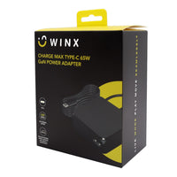 WINX CHARGE MAX Type-C 65W GaN Power Adapter for Fast Charging