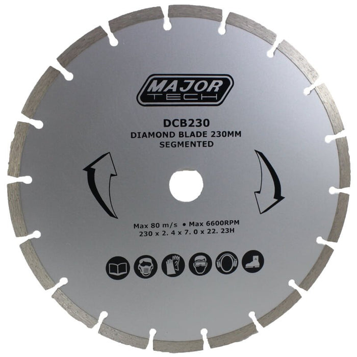 Major Tech 230mm² Diamond Cutting Blade | DCB230 - image 1