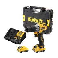 Dewalt 12V XR Brushless Sub-Compact Hammer Drill Driver - 2 X 2Ah - DCD706D2-QW