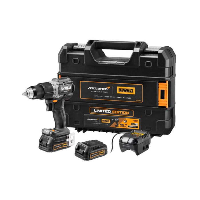 DeWalt X Mclaren F1 Team 18V Xr Brushless Hammer Drill Driver - DCD85ME2GT-QW *NOT AVAILABLE NO ETA*