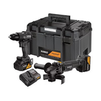 DeWalt x McLaren 18V XR Hammer Drill + Grinder Twin Kit 2x5.0Ah DCK2223MP2T-QW