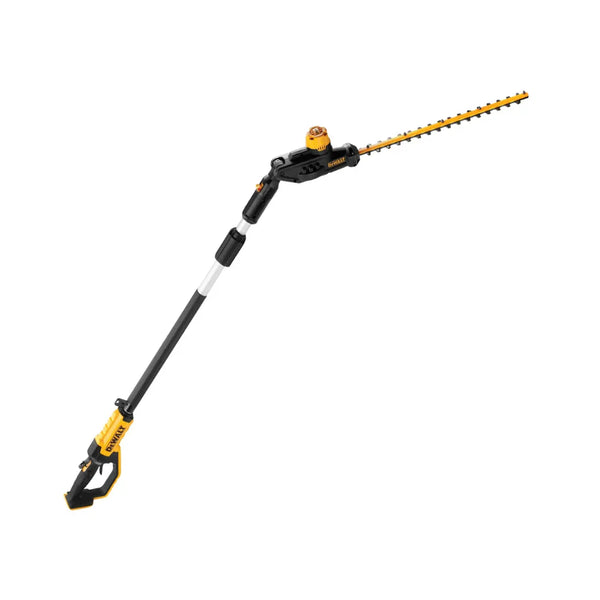 DEWALT 18V POLE HEDGE TRIMMER (BARE) DCMPH566N. Cordless pole hedge trimmer. Extend your reach with DEWALT!