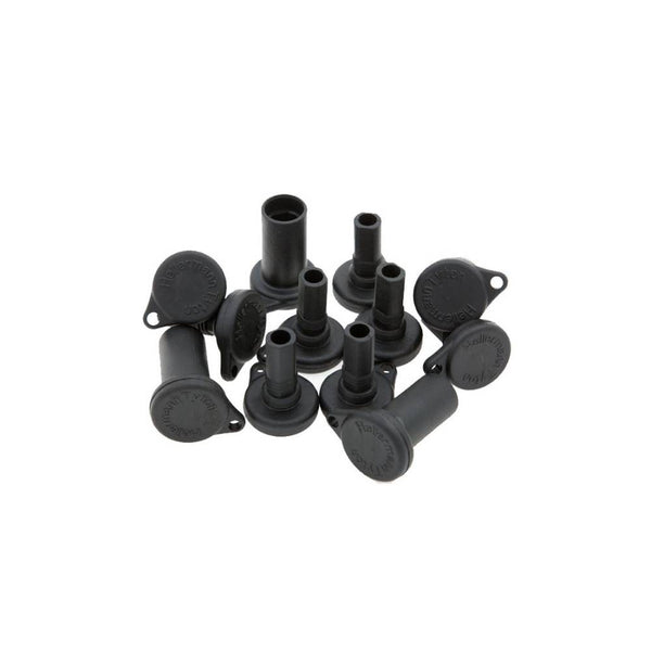 HellermannTyton Female Dust Cover - Black Electrical Connector Protection | chavda.com
