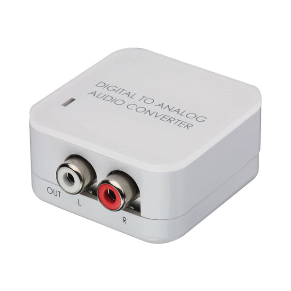 TOSLINK/OPTICAL (IN) TO RCA ANALOGUE AUD(OUT) - CNV-DCT-3