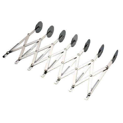 7-Wheel Fluted Dough Cutter | Adjustable Pastry Wheel Slicer | Baking Tool | chavda.com