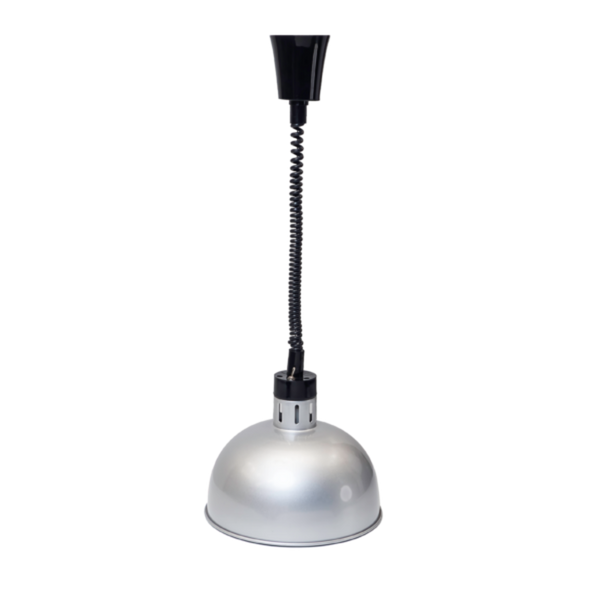 BCE Decorative Food Display Lamp (Matt Silver) New + Globe - DDL1001