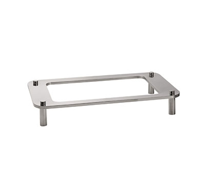 TIGER Domino Dish Stand Gn1/1 Rectangular S/Steel 615Mm X 350Mm X 101Mm - DDS1010