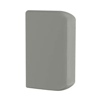 DECORDUCT 1 COMP END CAP GREY - NET-TRUNK-DDT11GR