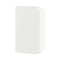 DECORDUCT 1 COMP END CAP WHITE - NET-TRUNK-DDT11WH