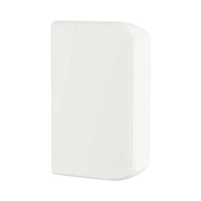 DECORDUCT 1 COMP END CAP WHITE - NET-TRUNK-DDT11WH