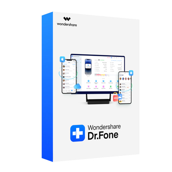 Wondershare Dr.Fone – Full Toolkit for Mac (Digital Perpetual License | 1-5 devices | 1 PC)-DF006