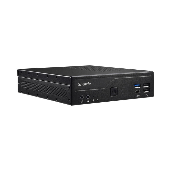SHUTTLE XPC SLIM DH610 ROBUST 1.3-LITRE BAREBONE PC SUPPORTING INTEL CORE GEN. 12/13 PROCESSORS AND TRIPLE UHD DISPLAYS - PC-NUC-DH610