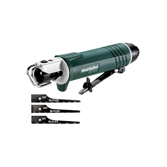 Metabo DKS 10 Set Air Saw - Pneumatic Metal Cutting Tool with Saw Blades for Precise Cuts. Professional Quality!