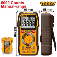 INGCO Digital Multimeter DM310002, Electrical Tester, 6000 Counts, LCD Display