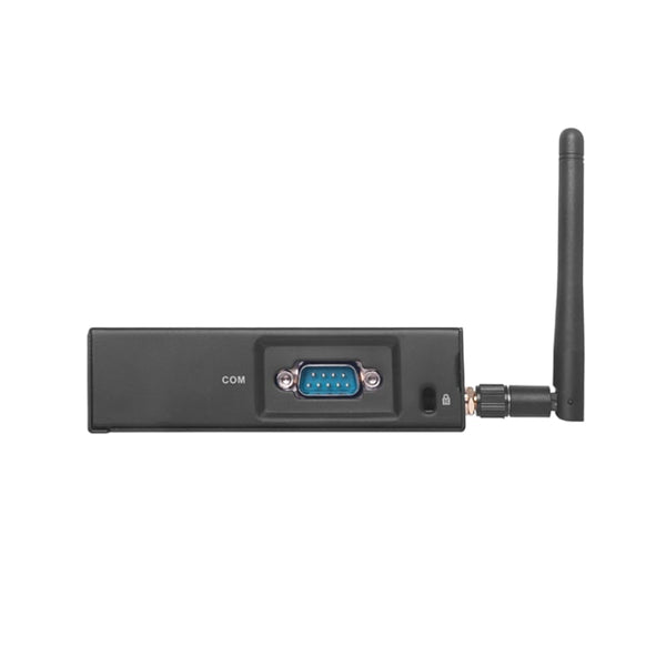 Giada DN73 Embedded Computer Rear View | Signage Player with COM Port and Antenna