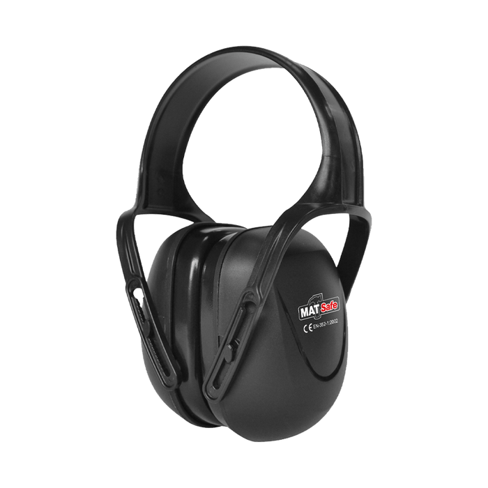 DOR1100 - EARMUFF MATSAFE BLACK CUP 29dB