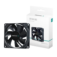 DeepCool XFAN 80mm Case Fan - Black-DP-FDC-XF80