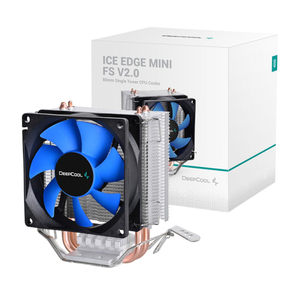 DeepCool Ice Edge Mini FS V2.0 80mm CPU Air Cooler - Blue-DP-MCH2-IEMV2