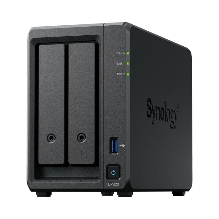 SYNOLOGY DP320 2-BAY ACTIVEPROTECT APPLIANCE WITH 2× 8TB HDD PRE-INSTALLED - CAS-NASBOX-DP320