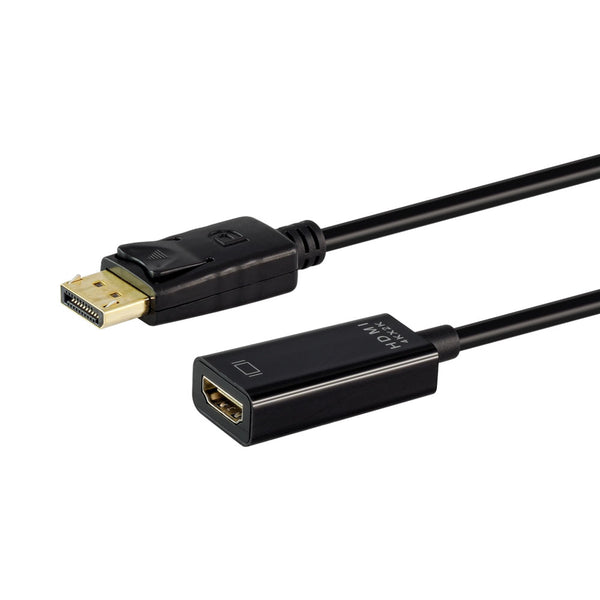 LINKQNET CONNECTIVITY CNV-DP-HDMI-LQ 4K CNV-DP-HDMI-LQ DISPLAYPORT MALE TO HDMI FEMALE CONVERTER - CNV-DP-HDMI-LQ