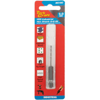 Tork Craft 2.0mm HSS Industrial Hex Shank Drill Bit - Steel, Wood, Plastic Drilling