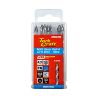 Tork Craft Precision Max Step Point 4.5 Mm Hss Drill 10 Pack Dr90045 B