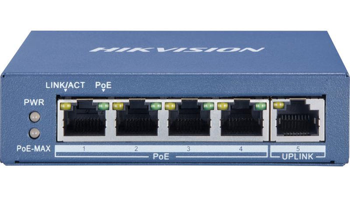 Hikvision Switch DS-3E0505P-E 4P PoE - NW295-1