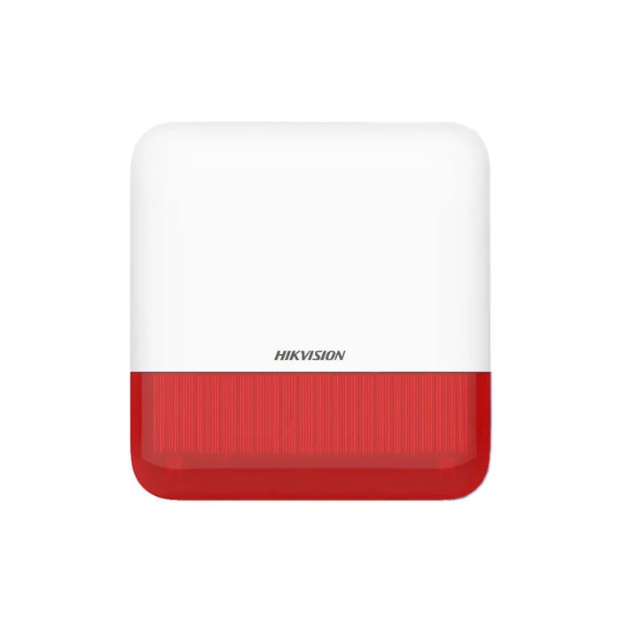 HIKVISION AX PRO RED WIRELESS OUTDOOR SOUNDER,DS-PS1-E-WE/RED