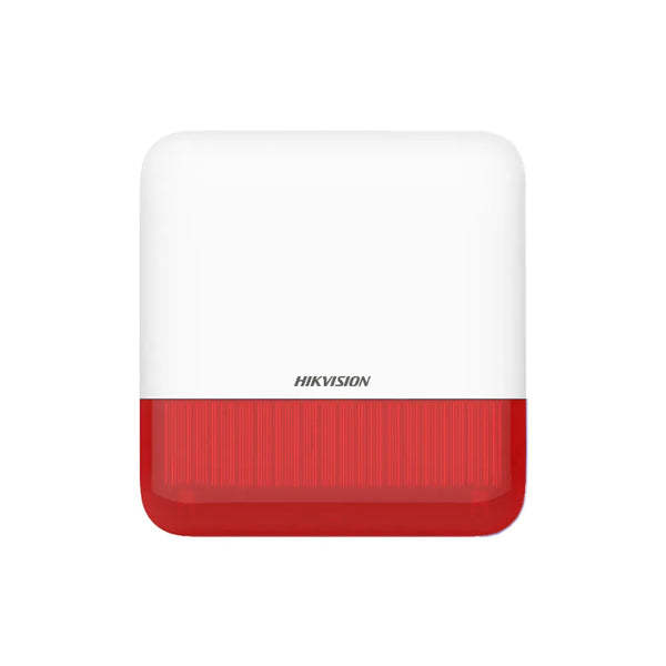 HIKVISION AX PRO RED WIRELESS OUTDOOR SOUNDER,DS-PS1-E-WE/RED