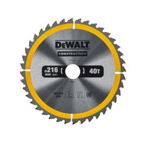 DeWalt Mitre Saw Blade 216Mm 40T - DT1953-QZ
