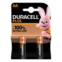 Duracell Plus AA Alkaline Batteries - Long Lasting Power