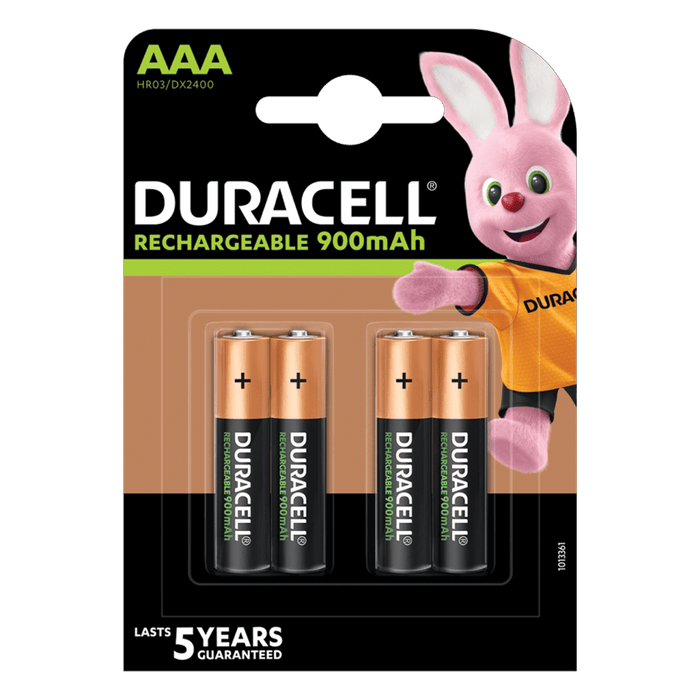 DUR803824 - BATTERIES DURACELL RECHR AAA P04 P/10