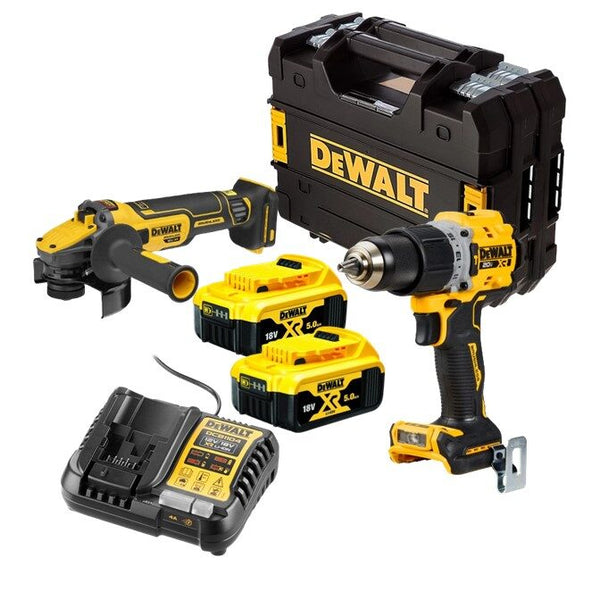 Dewalt 18v impact drill & angle grinder combo - DWCOMBO61