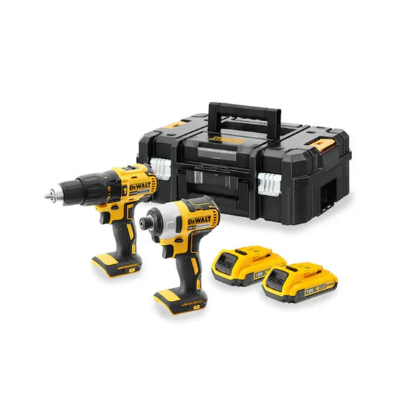 Dewalt 18v Twin kit DCD778+DCD787 WITH 2x 2.0 ah battery + charger - DCK2060D2T-QW