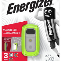 Energizer Wearable Clip Light - Portable LED Lamp with 3 Modes & IPX4 Water Resistance