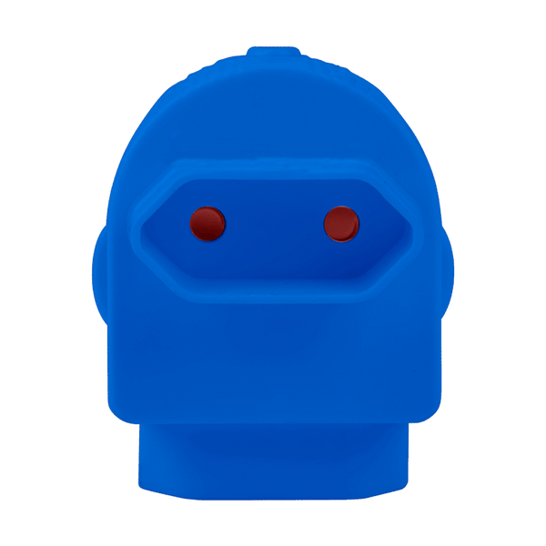 EA002BL - ADAPTOR TWIN EURO BLUE E/MATE